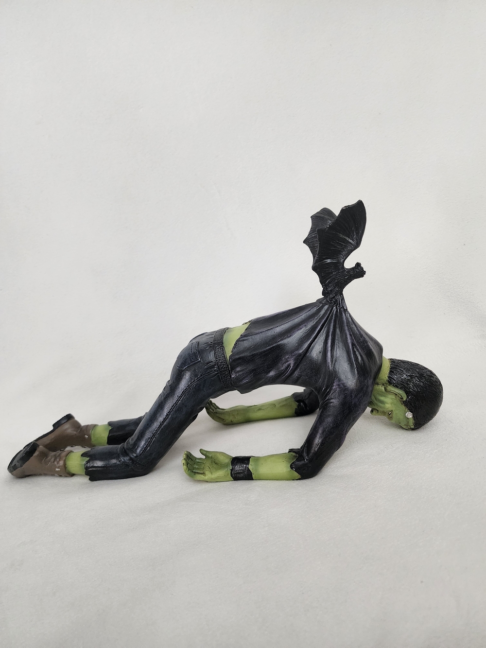 HALLOWEEN FRANKENSTEIN BEING CARRIED OFF BY A VAMPIRE BAT